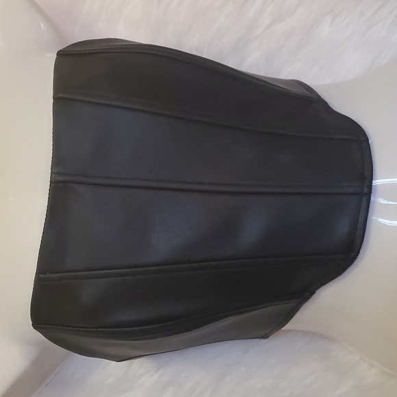 GARAGE Faux Leather Black Bustier Corset Top - Size XXS,  32A, 00 - Picture 5 of 7